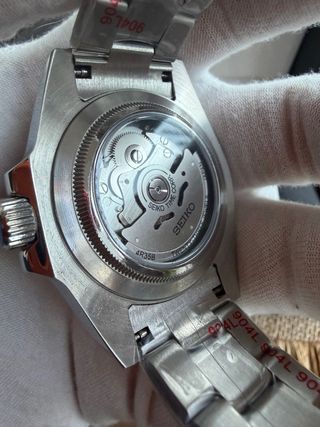 Seiko Mod Sub Negro Automático