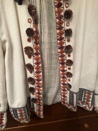 Chaqueta Zara bordada multicolor