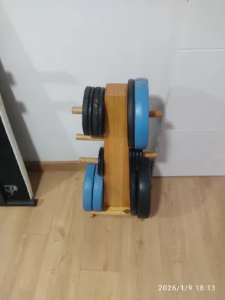 Soporte para discos de pesas