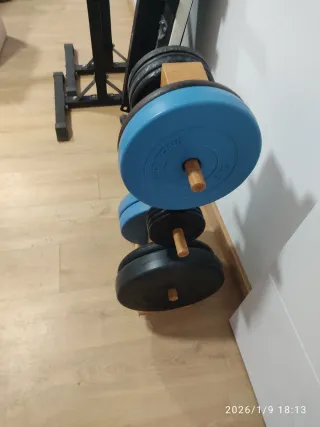 Soporte para discos de pesas