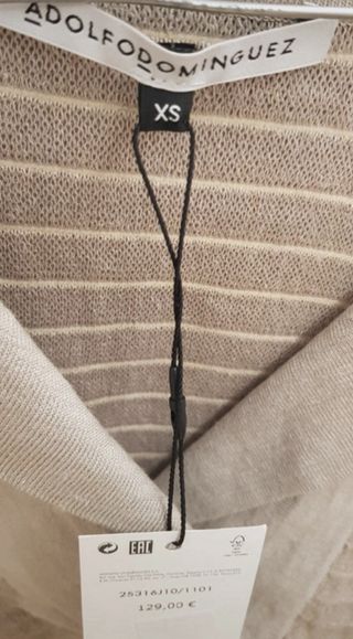 Conjunto Adolfo Domínguez Beige Talla xs ,s