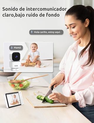 Cámara Bebé GHB 5 HD Rotación 350°