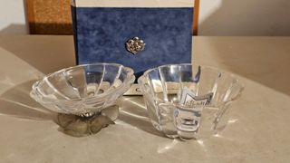 2 Vasetti Porta Caramelle/Cioccolatini Vetro