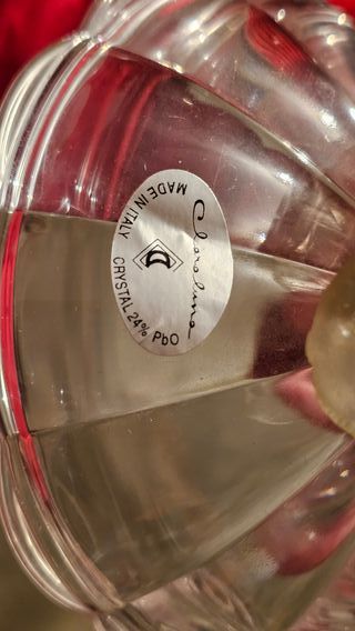 2 Vasetti Porta Caramelle/Cioccolatini Vetro