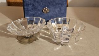 2 Vasetti Porta Caramelle/Cioccolatini Vetro