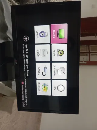 Televisión LG Negra