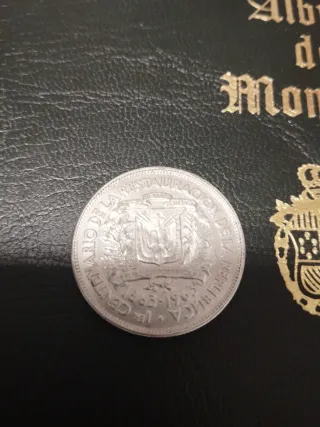 Medio Peso Plata Rep. Dominicana 1963