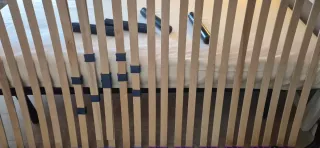 Somier de madera y metal