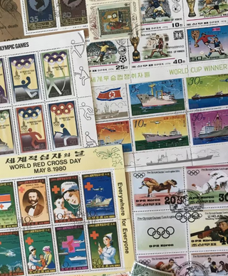 box lotto bolli foglietti 800 francobolli diversi