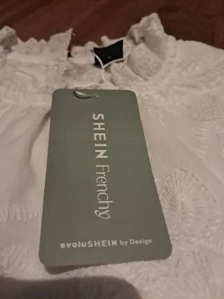 Blusa SHEIN blanca mujer Talla S