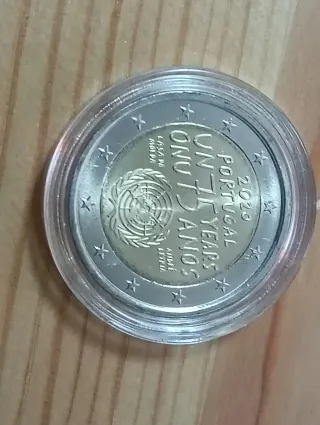Lote 6 monedas conmemorativas sin circular