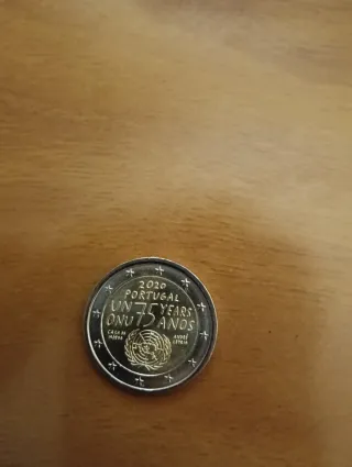 Lote 6 monedas conmemorativas sin circular