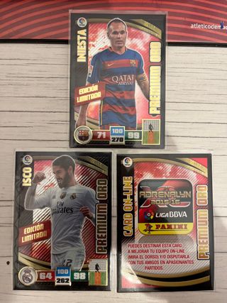 Sobres Panini Adrenalyn 2015-16 Premium Oro