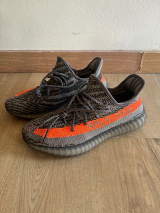 Adidas Yeezy 350 Boost Gris Naranja