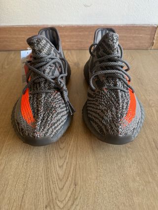 Adidas Yeezy 350 Boost Gris Naranja