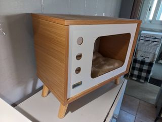 CASITA-CAMA GATOS SEMINUEVA