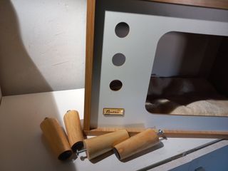 CASITA-CAMA GATOS SEMINUEVA