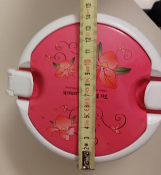 Portavivande rotondo con fiori