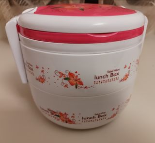 Portavivande rotondo con fiori