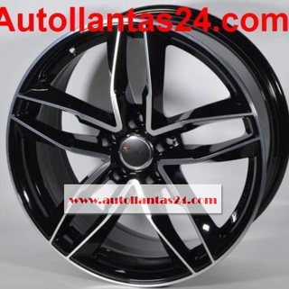 Juego 4 llantas para audi avus s6700 black