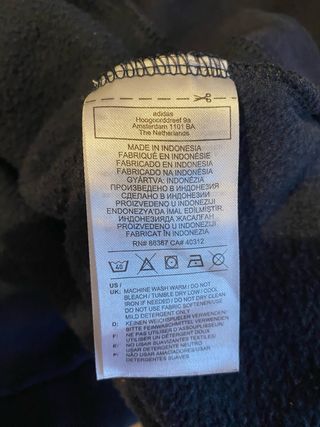 Sudadera Adidas Negra Talla L