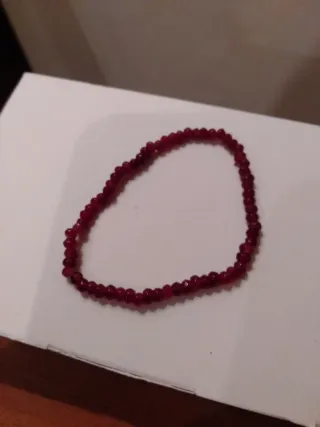 Pulsera elástica granate
