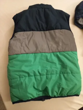 Gilet imbottito a blocchi di colore