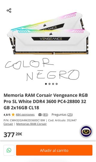 Ryzen 7 5800X + 32GB RAM DDR4 3600MHz + ASUS B550