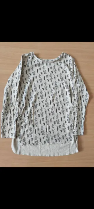 Sudadera fina estampada cactus