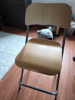 Taburete alto Ikea madera y metal