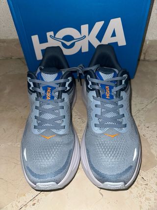 Zapatillas Hoka Bondi 9 Running Azul Naranja