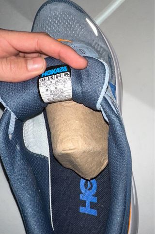 Zapatillas Hoka Bondi 9 Running Azul Naranja