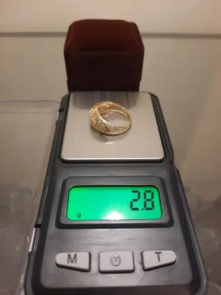 Anillo Oro 18k Diamantes + REGALO
