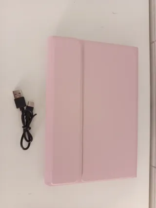 Funda Teclado Samsung A7 Rosa compatible