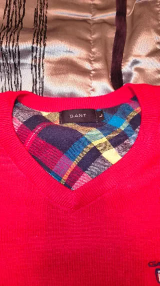 Jersey Gant Rojo con coderas