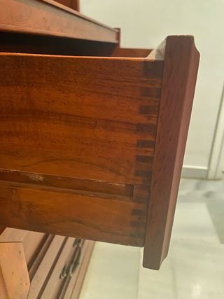 Librería Teca con Cajones