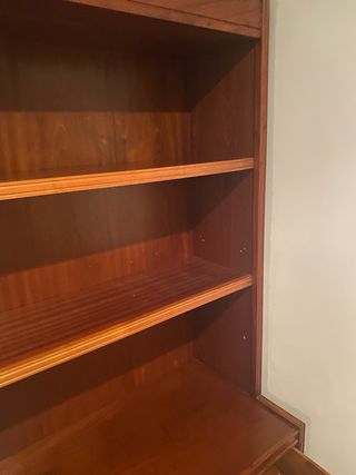 Librería Teca con Cajones