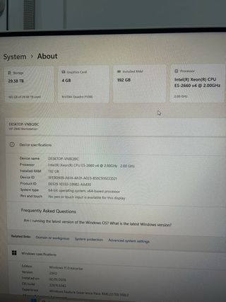 Pc Workstation HP Z840 - MONSTRUO DE 192 GB RAM