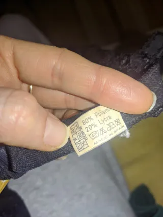 Conjunto interior encaje negro