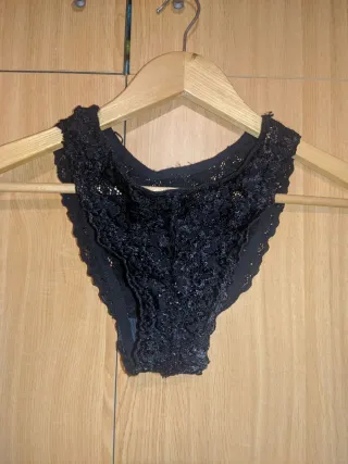 Conjunto interior encaje negro