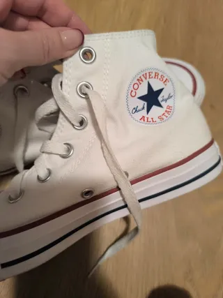 Converse All Star High Blancas Mujer