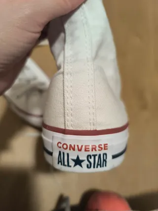 Converse All Star High Blancas Mujer