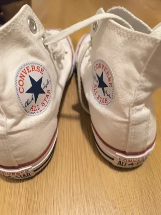 Converse All Star High Blancas Mujer