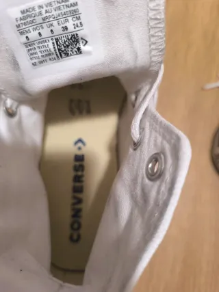 Converse All Star High Blancas Mujer