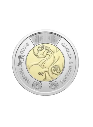 Moneda Canadá 2 dólares 2025 Daphne Odjig SC.