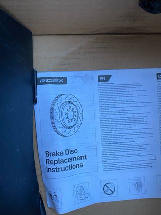 Discos de freno RIDEX