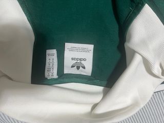 Chaqueta Adidas Classic Verde y Blanca Talla M