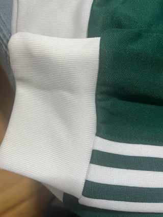 Chaqueta Adidas Classic Verde y Blanca Talla M