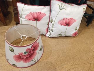 Tulipa y 2 cojines hechos a medida.
