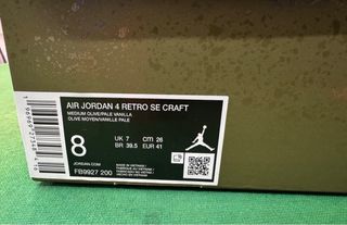 Jordan 4 Retro SE Craft Medium Olive
